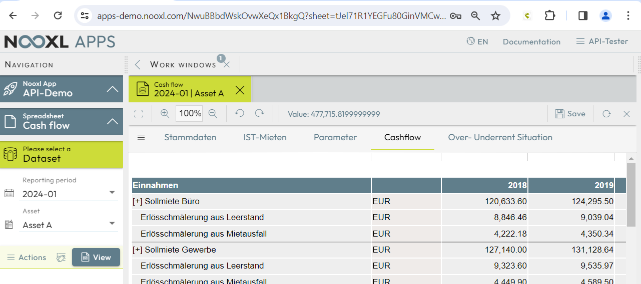 Nooxl Demo Modell