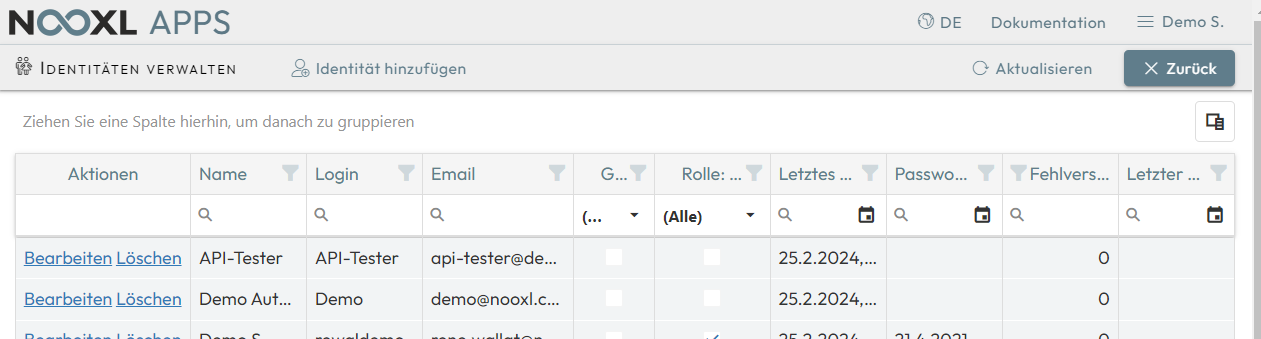 Identity manager